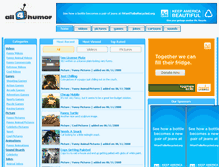Tablet Screenshot of all4humor.com